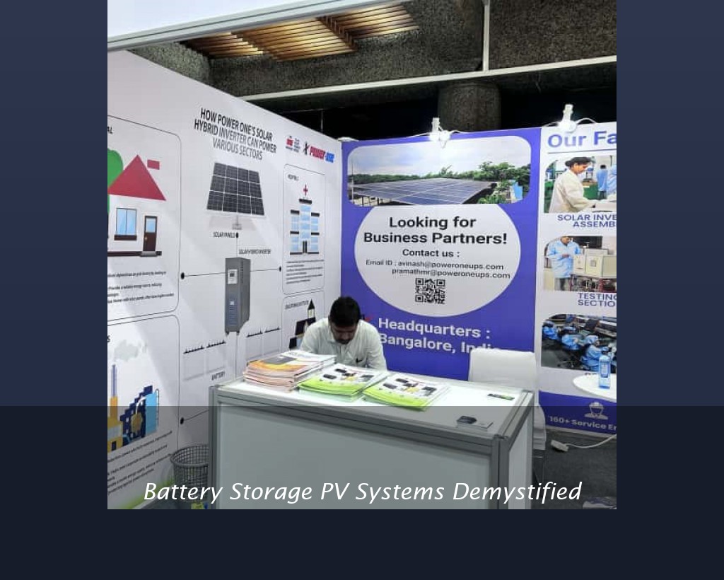 Battery Storage PV Systems Demystified